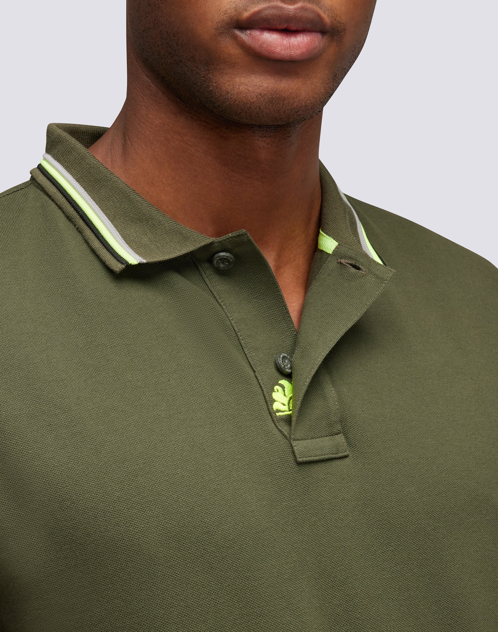 POLO BRICE DE ALGODÓN PIQUÉ PARA HOMBRE