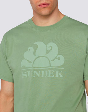 PLAYERA MANGA CORTA CON LOGO PARA HOMBRE