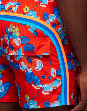 TRAJE DE BAÑO REPREVE® CON ESTAMPADO HIBI PANSY PARA HOMBRE