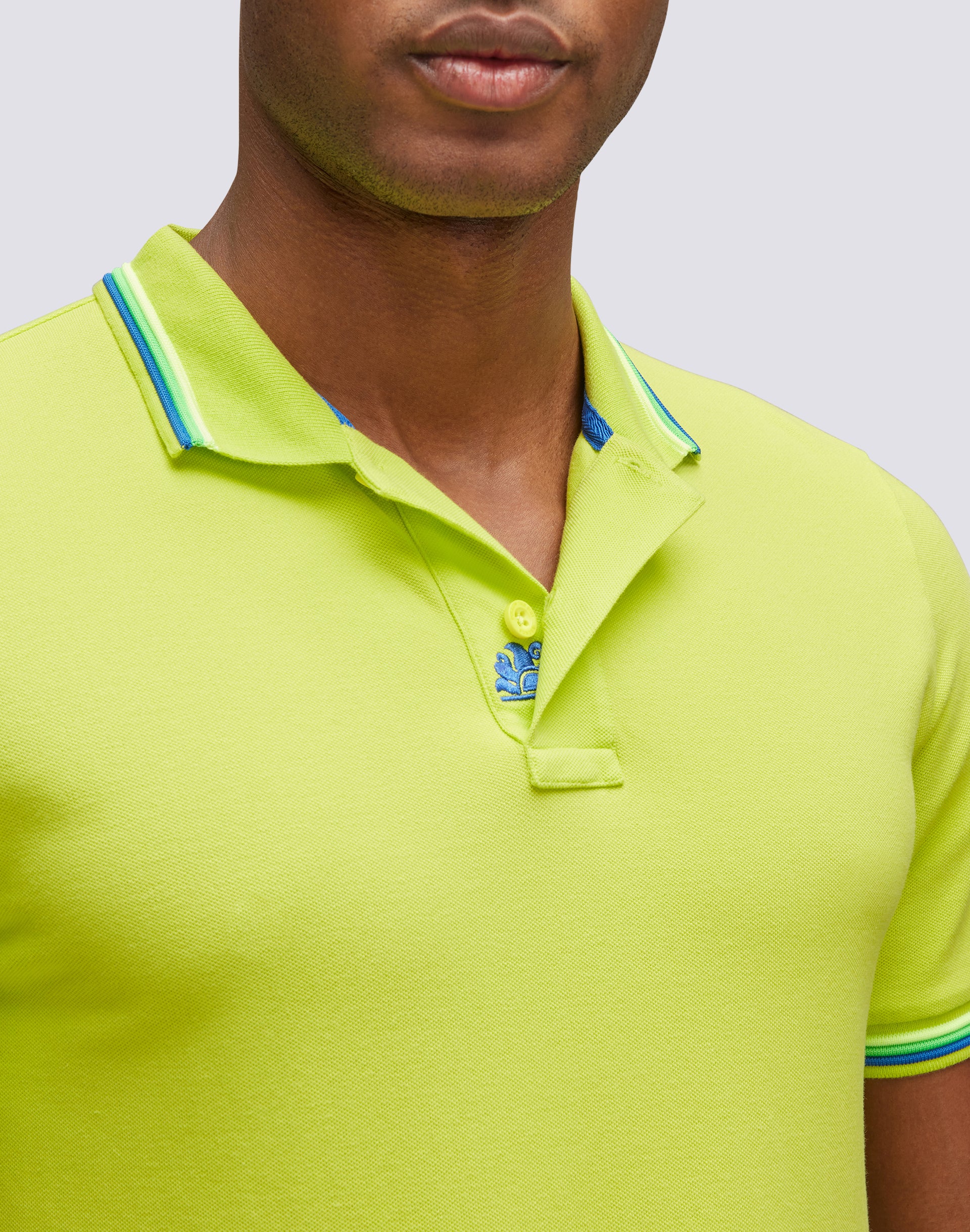 POLO BRICE DE ALGODÓN PIQUÉ PARA HOMBRE