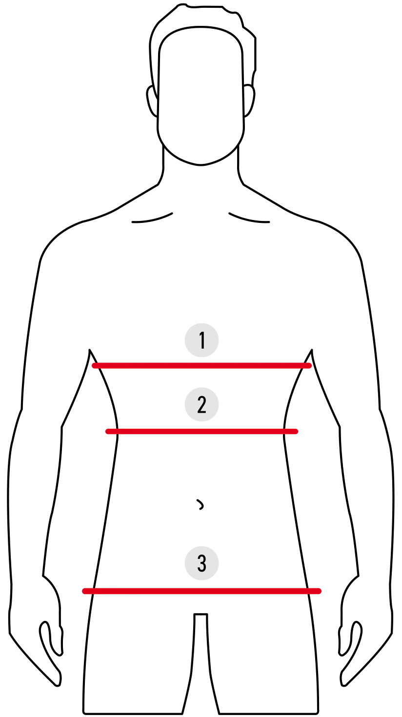 Guía de tallas de trajes de baño para hombre